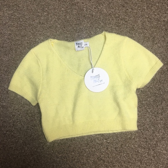 Princess Polly Cropped Tee Sweater - Picture 2 of 8